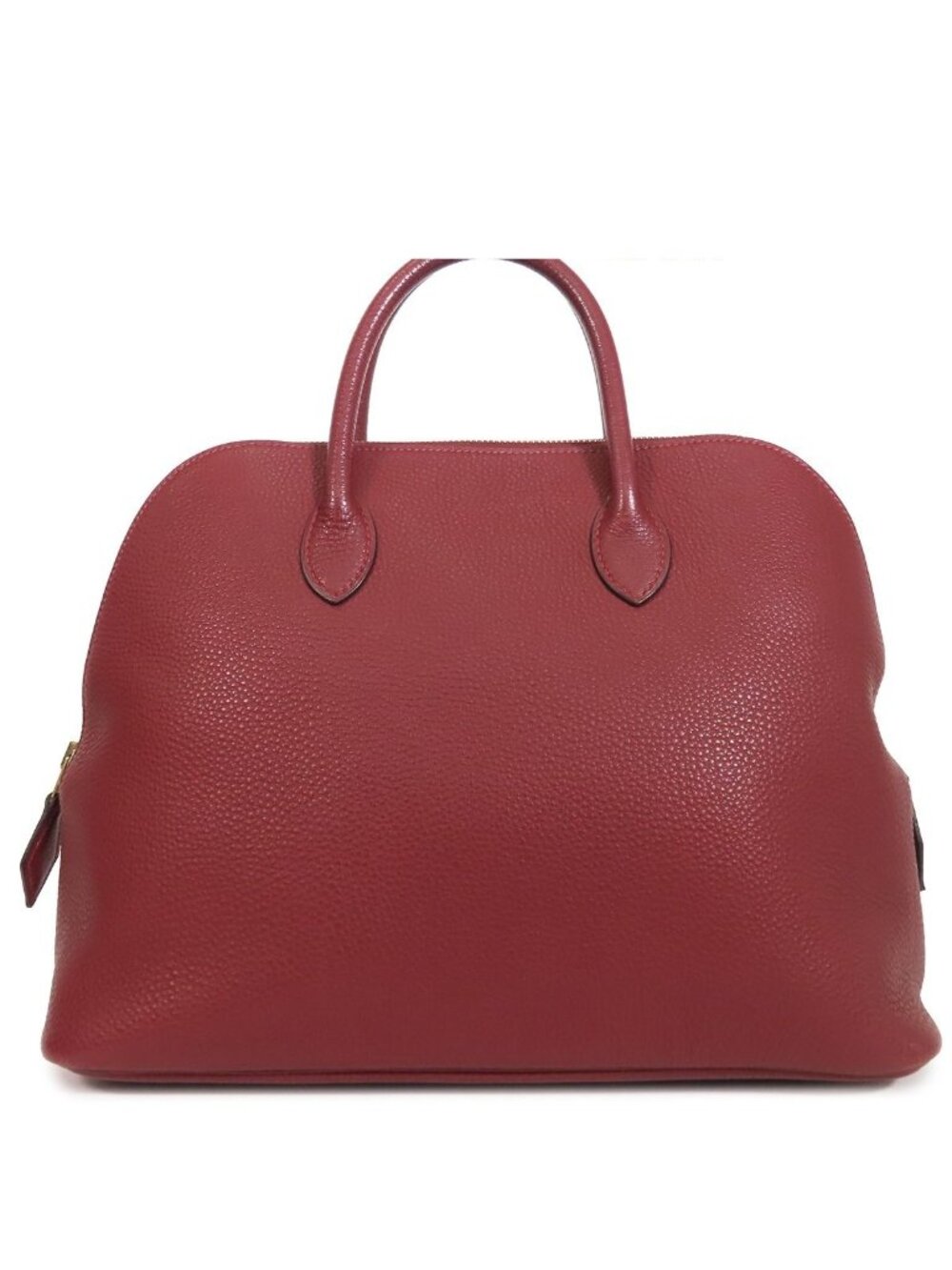 Hermes Bolide Web 31 Rouge Ash Gold Togo Handbag